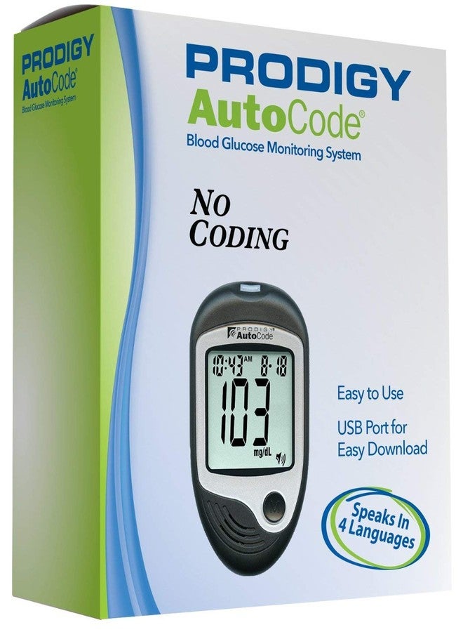Prodigy 0038484051850 Autocode Talking Blood Glucose Monitoring Meter Autocodelack - Image 1